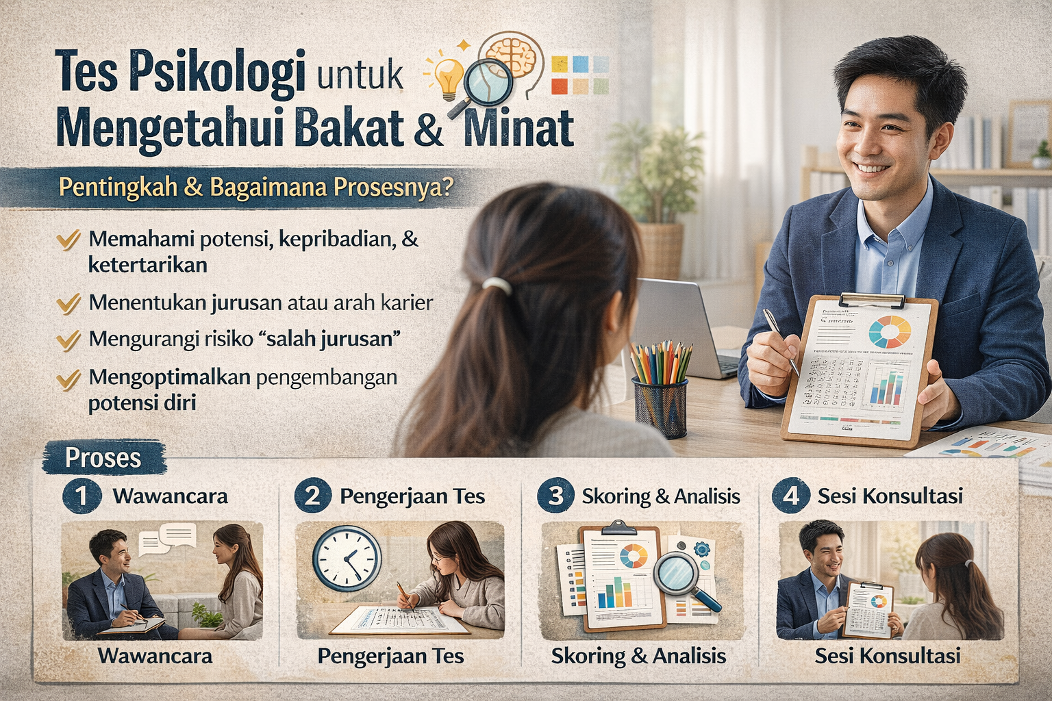 Tes Psikologi untuk Mengetahui Bakat dan Minat: Pentingkah dan Bagaimana Prosesnya?